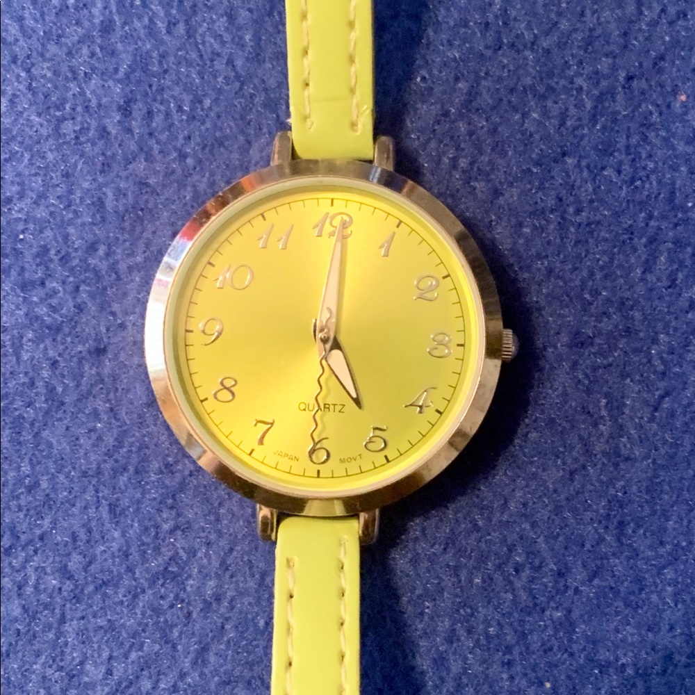 Lime green Quartz Watch